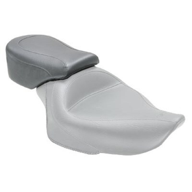 Mustang 04-21 Harley Sportster Standard Touring Passenger Seat - Black Passenger Motorcycle Seats Mustang Motorcycle