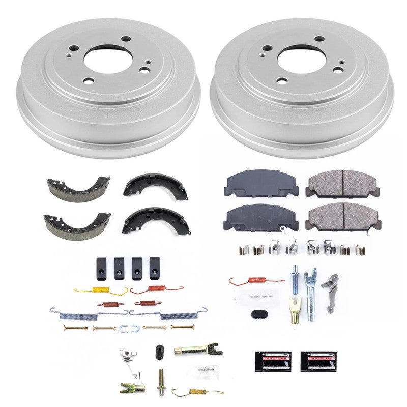 Power Stop 2000 Honda Civic Front & Rear Autospecialty Brake Kit Brake Kits - OE PowerStop