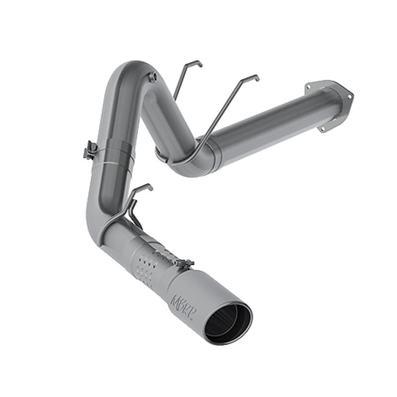 MBRP 17-19 Ford F250/350/450 6.7L Ex. Reg Cab 5in Filter Back Single Tip Aluminized Exhaust System DPF Back MBRP