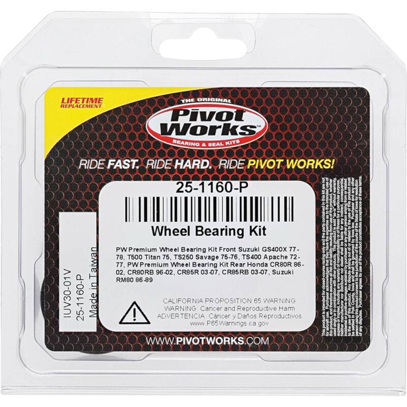 Pivot Works Premium Wheel Bearing Wheel Bearings Pivot Works