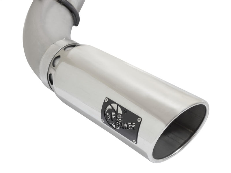 aFe LARGE Bore HD Exhausts 5in DPF-Back SS-409 2016 Nissan Titan XD V8-5.0L CC/SB (td) DPF Back aFe