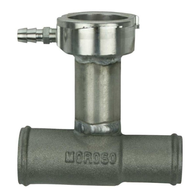 Moroso Inline Extended Filler Neck 1.5in In / 1.25in Out Coolant Fill Necks Moroso