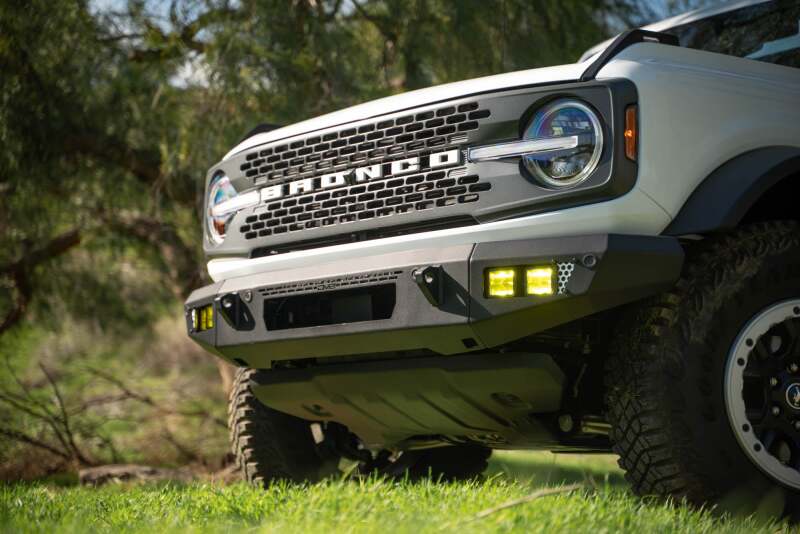DV8 Offroad 2021+ Ford Bronco Front Bumper V2 - OE Plus Series (Works w/o ACC Relocation) Bumpers - Steel DV8 Offroad