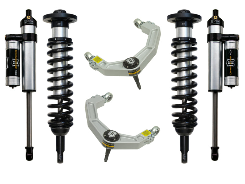ICON 04-08 Ford F-150 4WD 0-2.63in Stage 3 Suspension System w/Billet Uca Coilovers ICON