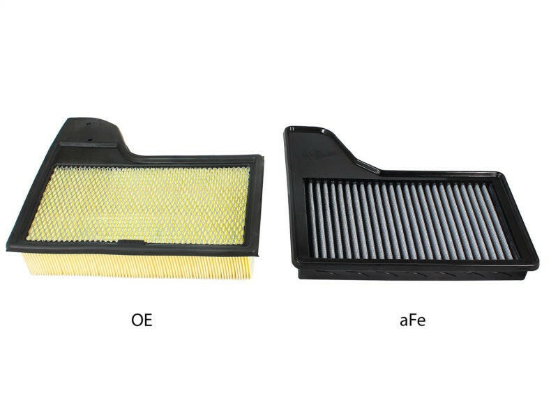 aFe MagnumFLOW OEM Replacement Air Filter PRO Dry S 2015 Ford Mustang L4 / V6 / V8 Air Filters - Drop In aFe