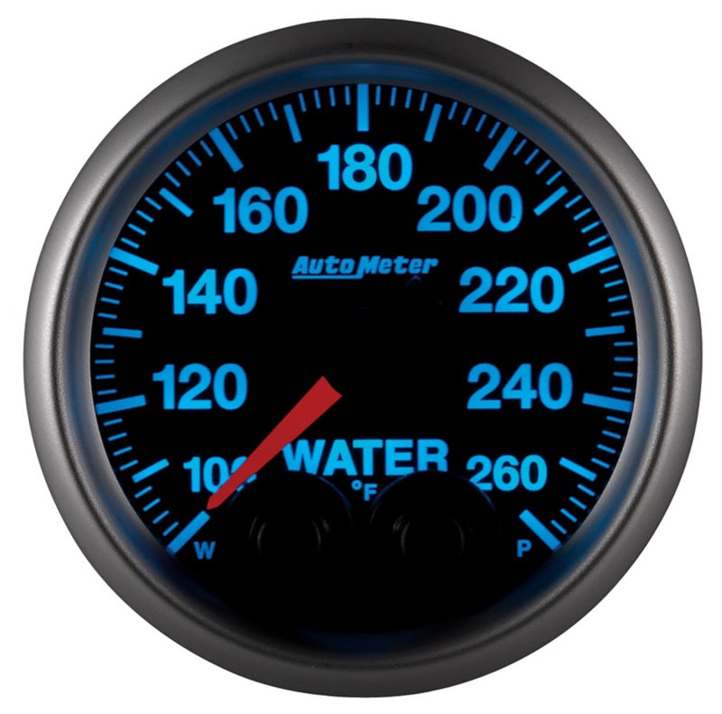 Autometer Elite 52mm 100-260 Degress F Water Temperature Peak and Warn Gauge w/ Electonic Control Gauges AutoMeter