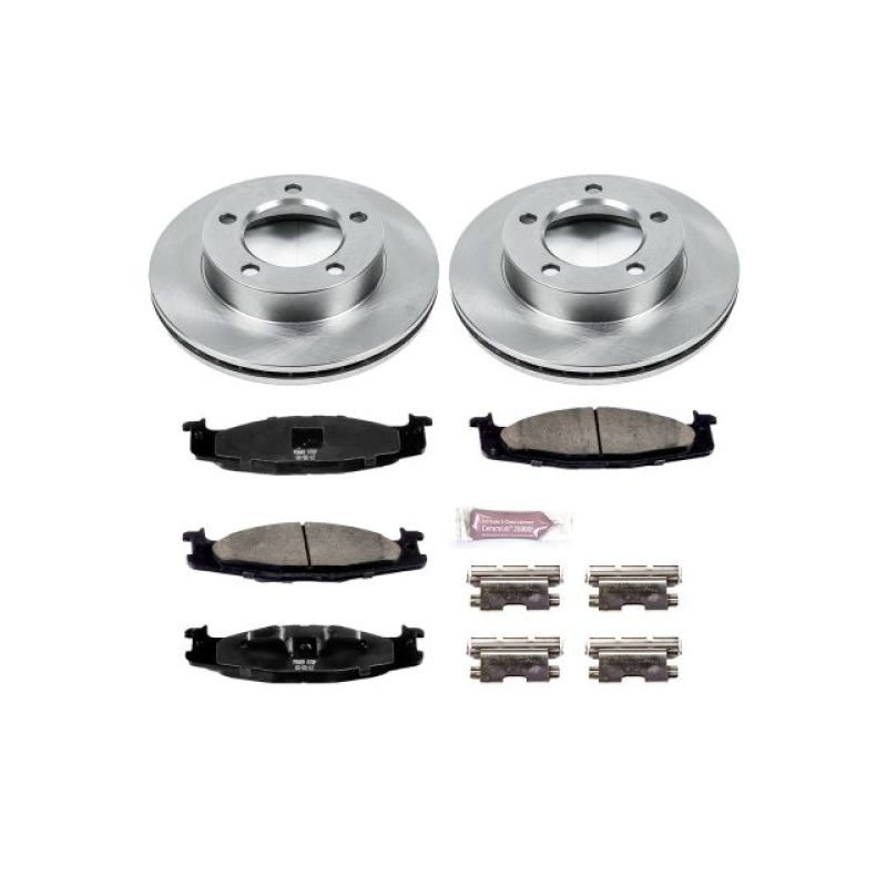 Power Stop 94-96 Ford Bronco Front Autospecialty Brake Kit Brake Kits - OE PowerStop