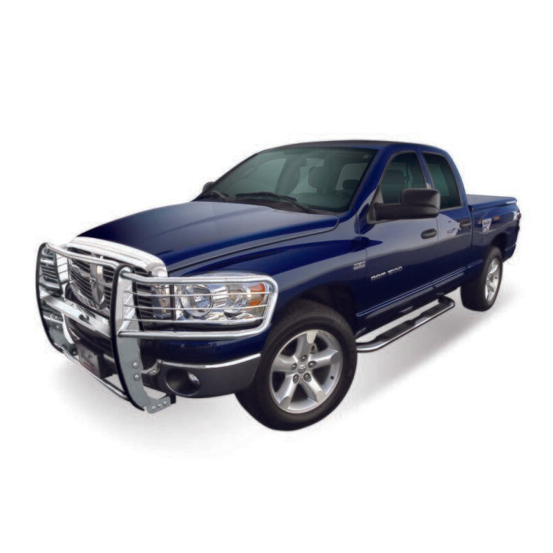 Westin 2002-2008 Dodge Ram 1500 Quad Cab Platinum 4 Oval Nerf Step Bars - SS Nerf Bars Westin