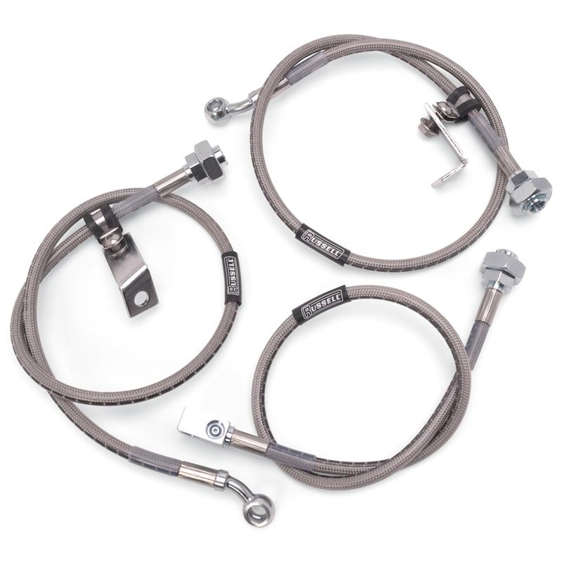 Russell Performance 99-06 GM Silverado/Sierra 1500 2WD Brake Line Kit Brake Line Kits Russell