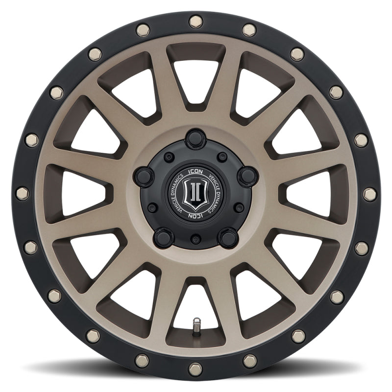 ICON Compression 17x8.5 5x150 25mm Offset 5.75in BS 110.1mm Bore Bronze Wheel Wheels - Cast ICON