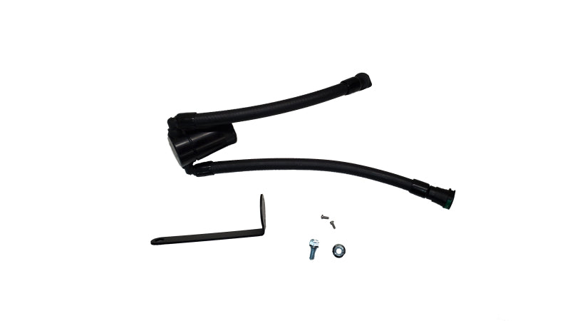 J&L 23-25 Ford F-150 Raptor R Oil Separator 3.0 Passenger Side - Black Anodized Oil Separators J&L