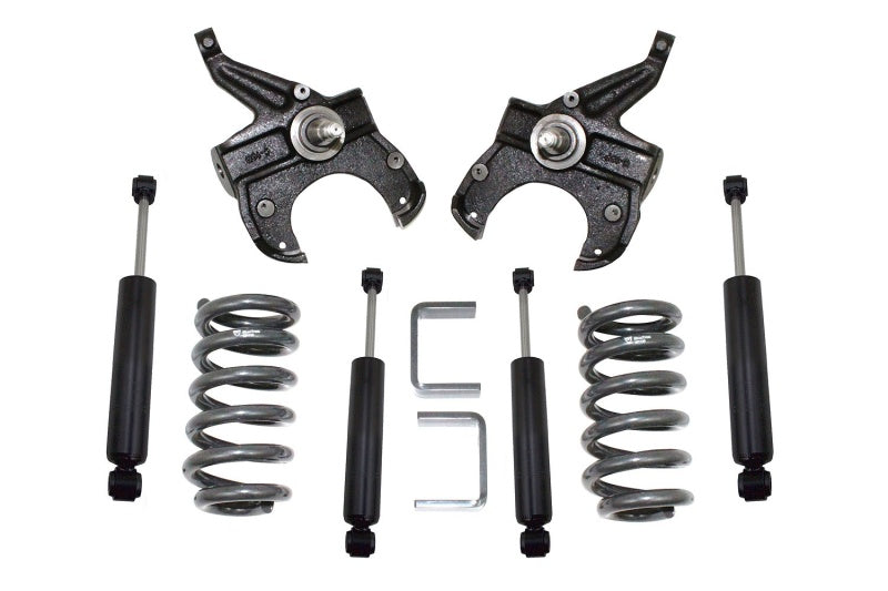 MaxTrac 73-87 Chevrolet C10 2WD 5in/5in Lowering Coil Kit (1.25in Rotor) Steering Knuckles & Spindles Maxtrac