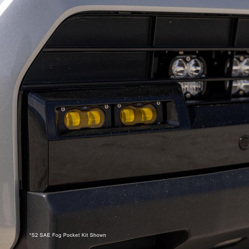 Baja Designs 2025 Toyota 4Runner S2 Sport Fog Pocket Light Kit - Amber Light Bars & Cubes Baja Designs