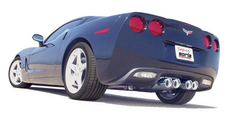 Borla 05-08 Corvette Coupe/Conv 6.0L/6.2L 8cyl 6spd RWD Touring SS Exhaust (rear section only) Axle Back Borla