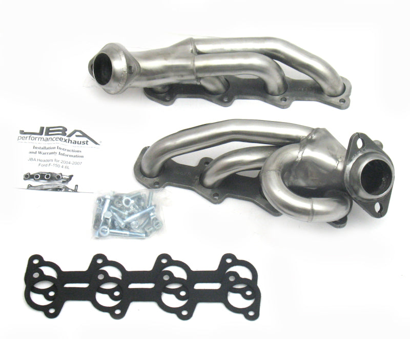 JBA 04-08 Ford F-150 4.6L 2V 1-1/2in Primary Raw 409SS Cat4Ward Header Headers & Manifolds JBA