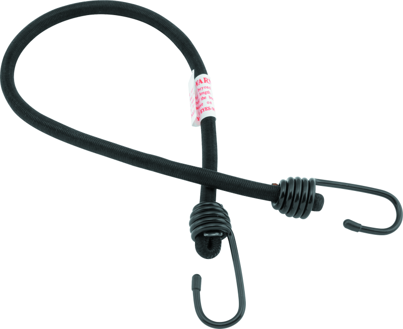 BikeMaster Bungee 24in Heavy Duty 2 Hook Black Cargo Tie-Downs BikeMaster