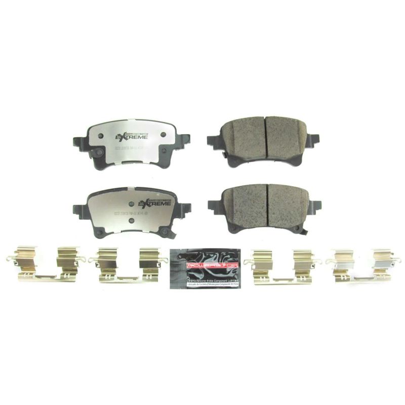 Power Stop 2020 Jeep Gladiator Rear Z36 Truck & Tow Brake Pads w/Hardware Brake Pads - Performance PowerStop