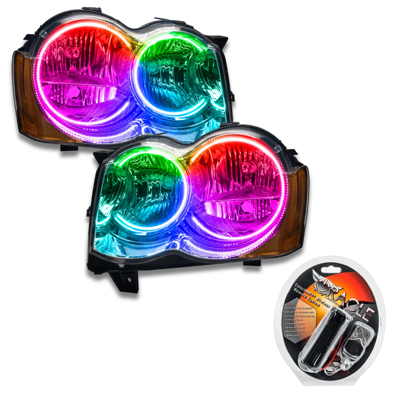 Oracle 08-10 Jeep Grand Cherokee SMD HL (Non-HID) - ColorSHIFT Headlights ORACLE Lighting