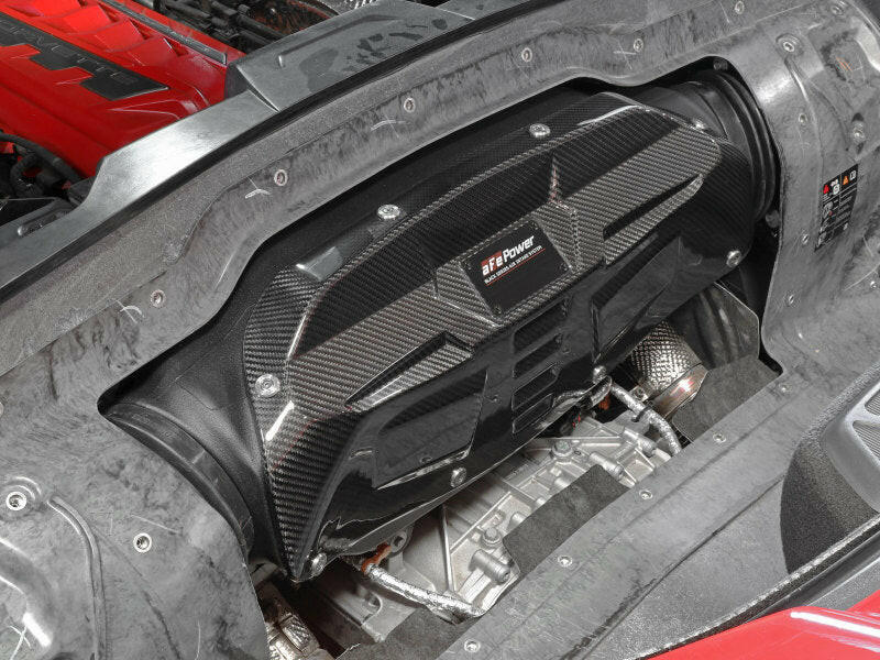 aFe 2020 Corvette C8 Black Series Carbon Fiber Cold Air Intake System With Pro DRY S Filters Cold Air Intakes aFe