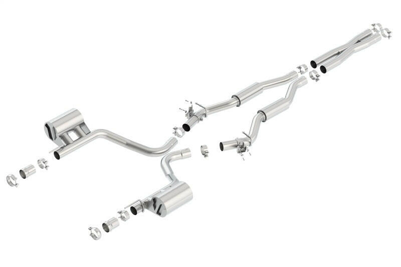 Borla 2015 Dodge Challenger SRT/392 Hemi 6.4L V8 S-TYPE Catback Exhaust w/ Valves Factory Bezel Catback Borla