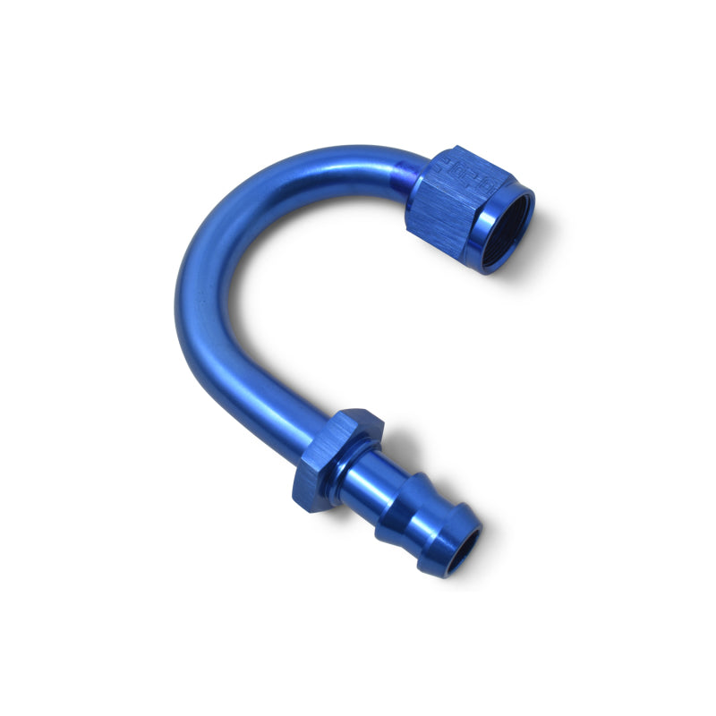 Russell Performance -10 AN Twist-Lok 180 Degree Hose End (1-1/4in Radius) Fittings Russell