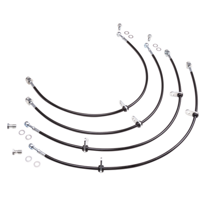 Chase Bays 90-01 Acura Integra w/Rear Disc / 96-00 Honda Civic Caliper Brake Lines - Rear Lines Brake Line Kits Chase Bays