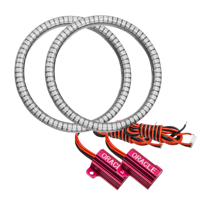 Oracle 15-23 Dodge Challenger LED Surface Mount Projector Fog Halo Kit - Blue Fog Lights ORACLE Lighting