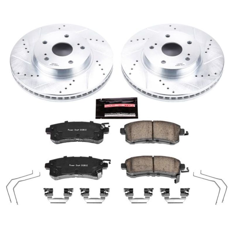 Power Stop 15-18 Subaru Legacy Front Z23 Evolution Sport Brake Kit Brake Kits - Performance D&S PowerStop