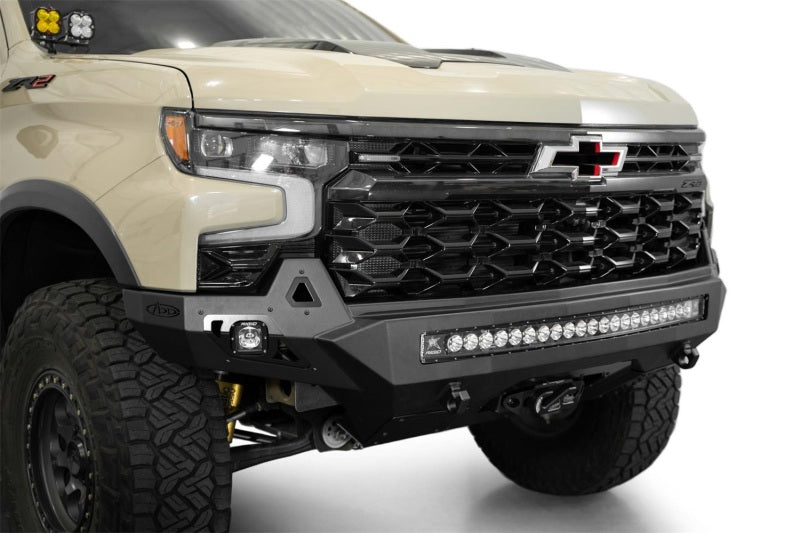Addictive Desert Designs 2022+ Chevy Silverado 1500 ZR2 Stealth Fighter Front Bumper Bumpers - Steel Addictive Desert Designs