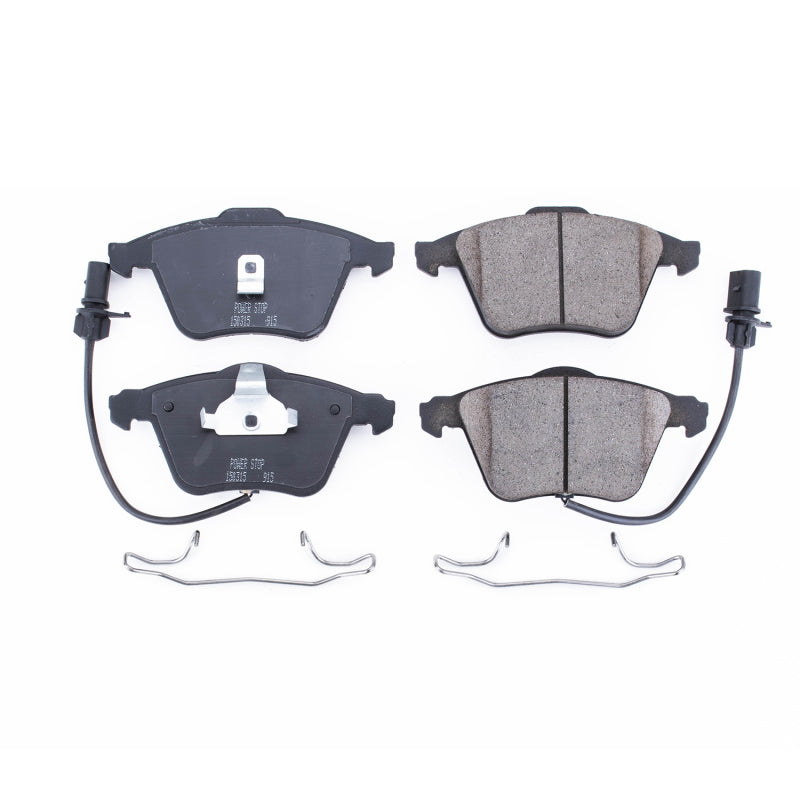 Power Stop 02-04 Audi A6 Quattro Front Z17 Evolution Ceramic Brake Pads w/Hardware Brake Pads - OE PowerStop