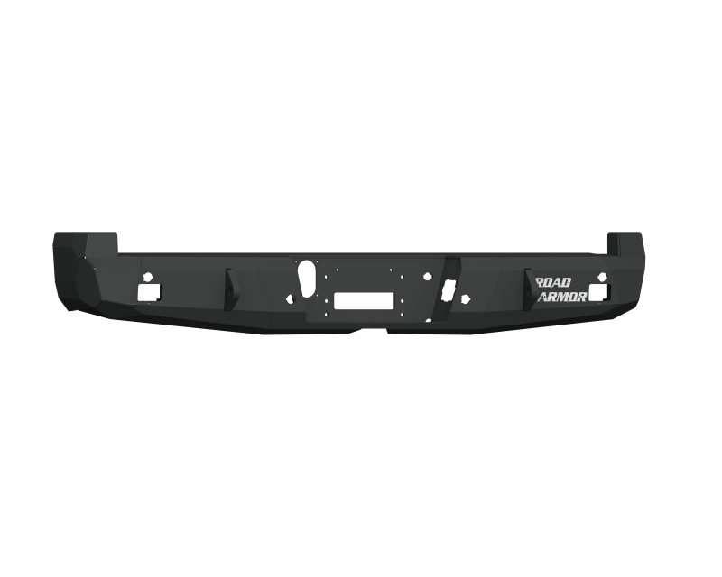 Road Armor 17-20 Ford F-250 Stealth Rear Winch Bumper - Tex Blk Bumpers - Steel Road Armor