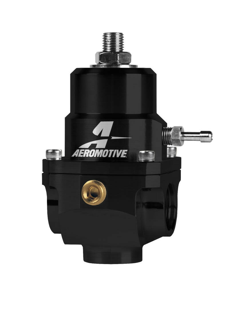 Aeromotive Adjustable Regulator - 35-75PSI - .188 Valve - (2) -08 Inlets/-08 Return Fuel Pressure Regulators Aeromotive