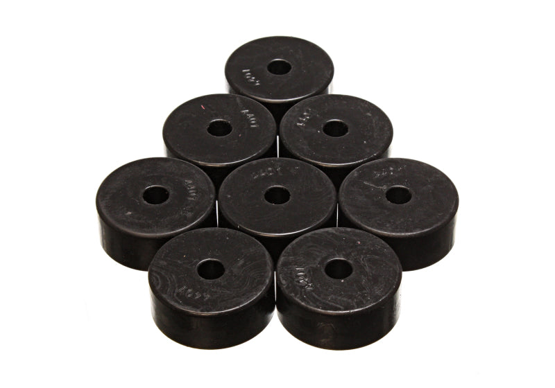 Energy Suspension Pad - Med - 2-1/32in OD x 7/16in ID x 13/16in H - Black Bushing Kits Energy Suspension