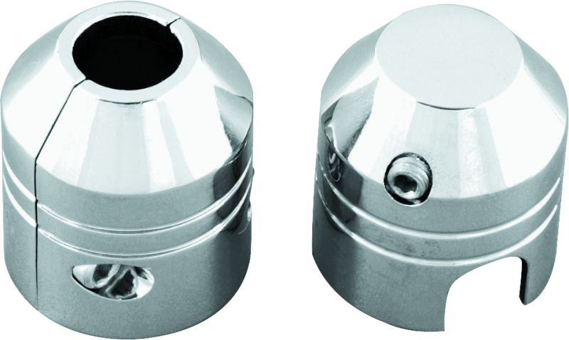 Kuryakyn Clutch Cable Ferrule & Banjo Bolt Cover Kit Chrome Clutch Lines Kuryakyn