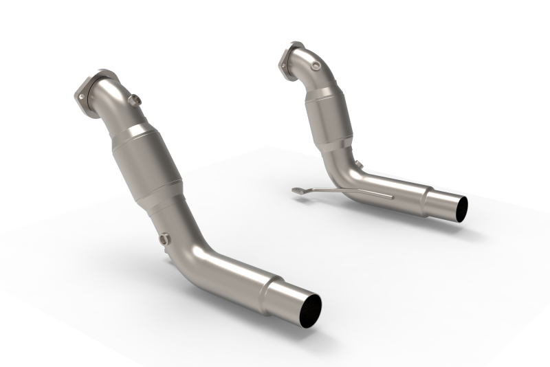 Kooks 20-24 Ford Exployer ST/Aviator 3in x 2-1/2in Stainless Steel GREEN Catted Downpipes Downpipes Kooks Headers