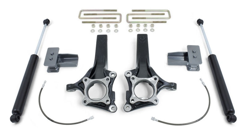 MaxTrac 09-14 Ford F-150 2WD 4in/2in MaxPro Spindle Lift Kit w/MaxTrac Shocks Steering Knuckles & Spindles Maxtrac