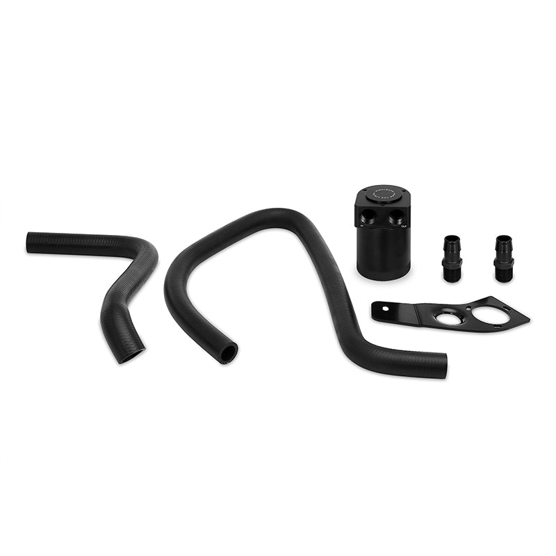 Mishimoto 11-13 BMW 335i/335ix/135i Baffled Oil Catch Can Kit - Black Oil Catch Cans Mishimoto