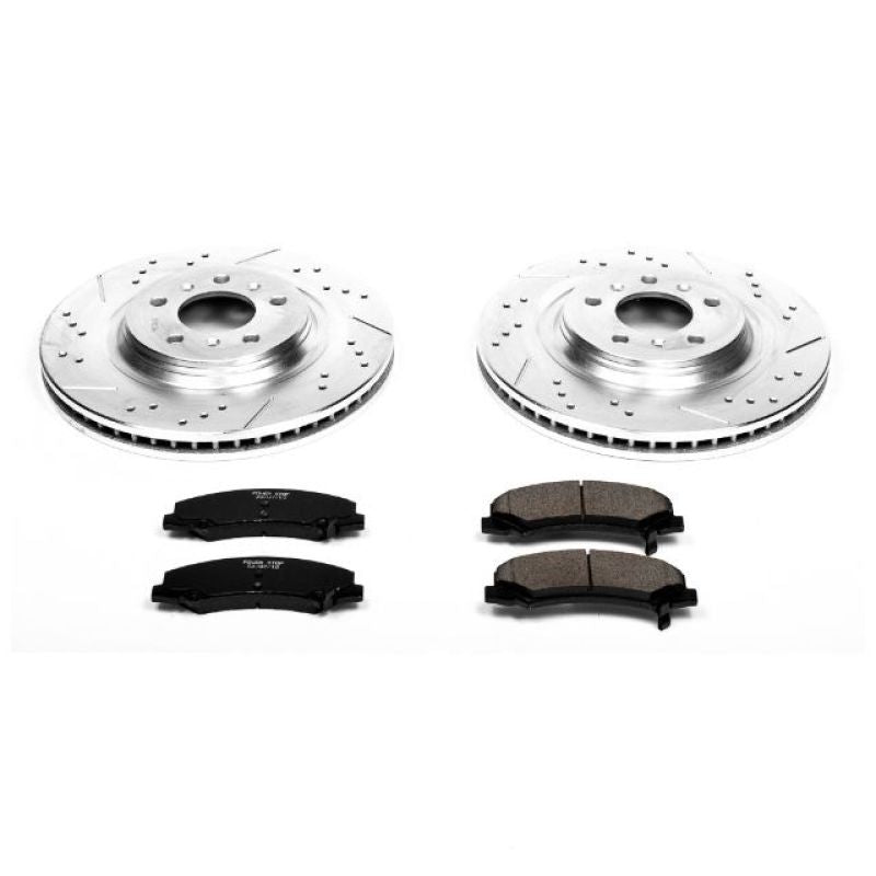 Power Stop 08-09 Buick Allure Front Z23 Evolution Sport Brake Kit Brake Kits - Performance D&S PowerStop