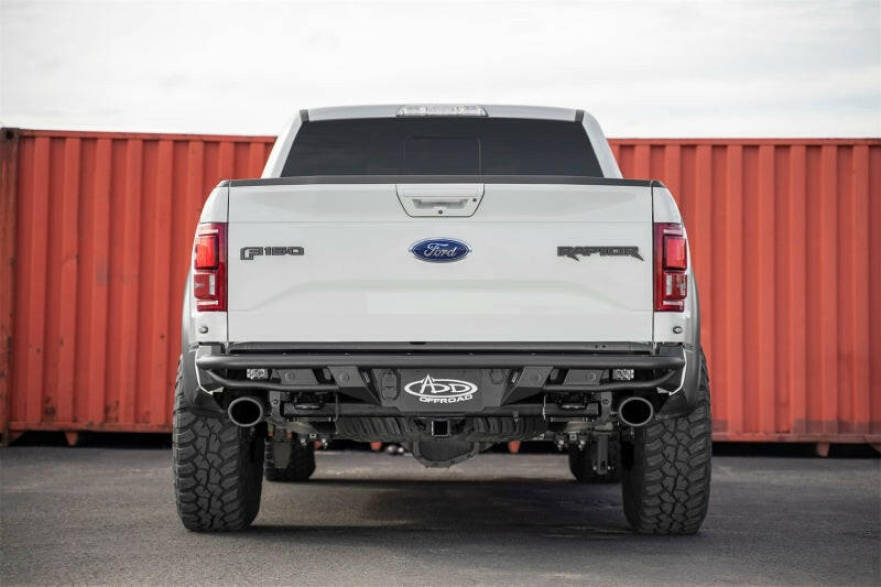 Addictive Desert Designs 17-19 Ford F-150 Raptor PRO Bolt-On Rear Bumper Bumpers - Steel Addictive Desert Designs