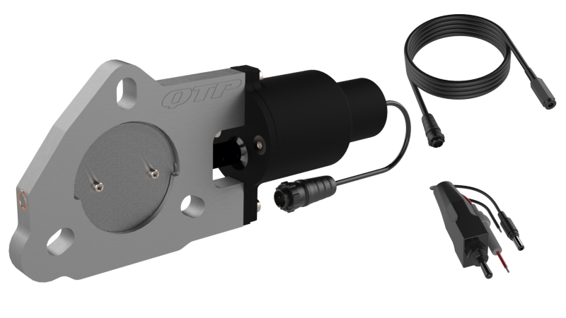 QTP 2.25in Bolt-On QTEC Electric Cutout Valve - Single Exhaust Cutouts QTP