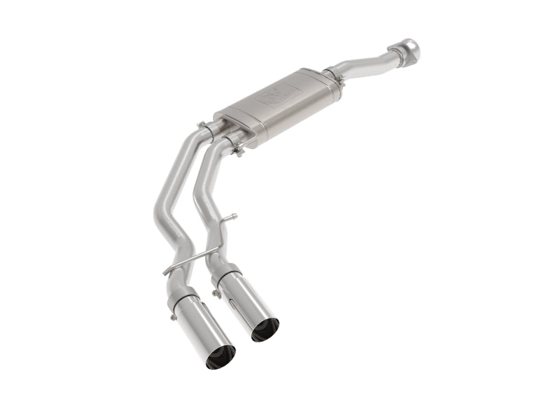 aFe Rebel 3in 409 SS Cat-Back Exhaust 2021 Ford F-150 V6 2.7L/3.5L (tt)/V8 5.0L w/ Polished Tips Catback aFe
