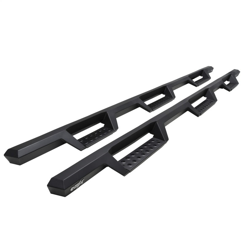 Westin 2020 Chevy Silverado 2500/3500 Crew Cab (8ft Bed) HDX W2W Nerf Step Bars - Textured Black Nerf Bars Westin