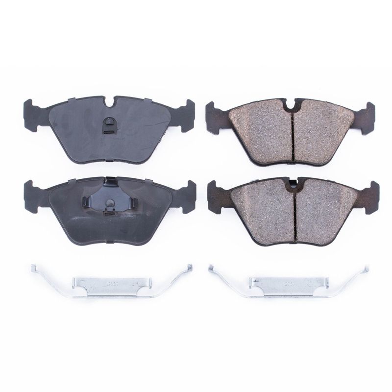 Power Stop 89-91 Audi 200 Front Z17 Evolution Ceramic Brake Pads w/Hardware Brake Pads - OE PowerStop