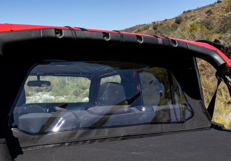 Rampage 2018-2019 Jeep Wrangler(JL) Unlimited Sport 4-Door Wind Breaker - Black Car Covers Rampage