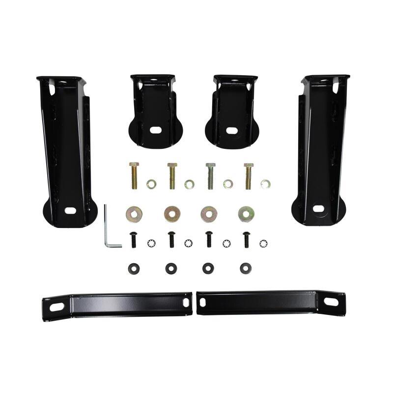 Westin 19-22 Chev/GMC Silverado/Sierra 1500 DC (No 2019 Ltd) Platinum 4 Oval Nerf Step Bars - Blk Nerf Bars Westin