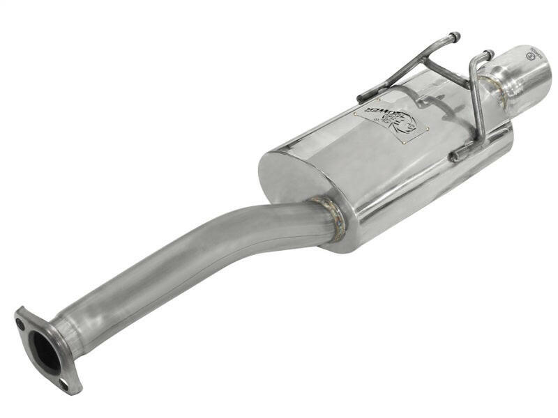 aFe Takeda Exhaust 2.5in Dia 304SS Axle-Back w/Polished Tip 06-11 Honda Civic EX Sedan L4 1.8L Axle Back aFe