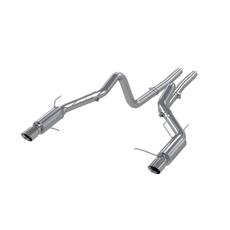 MBRP 11-14 Ford Mustang GT 5.0L Dual Split Rear Race Version T409 3in Cat Back Exhaust System Catback MBRP