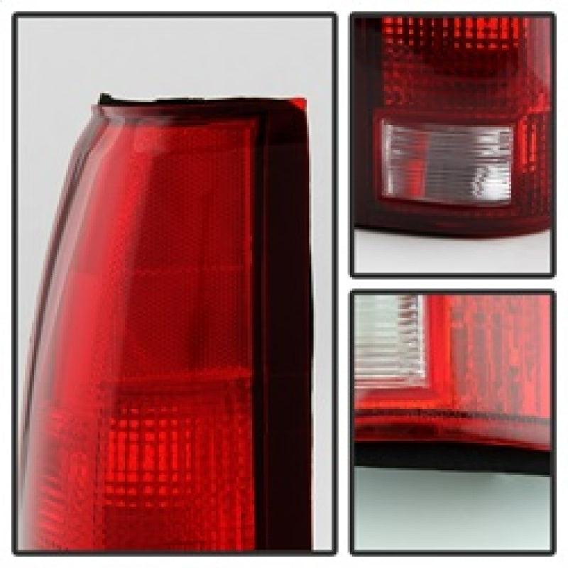 xTune Chevy Blazer Full Size 92-94 / Cadillac Escalade 99-00 Tail Light OEM ALT-JH-CCK88-OE-RC Tail Lights SPYDER