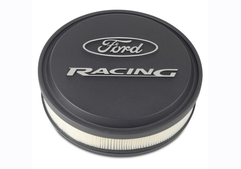 Ford Racing Black Slant Edge Air Cleaner Assembly Air Filters - Universal Fit Ford Racing