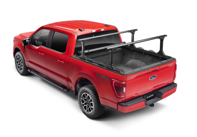 Truxedo Elevate CS Rack (18-28in. Adjustable Height) - Black Truck Bed Rack Truxedo